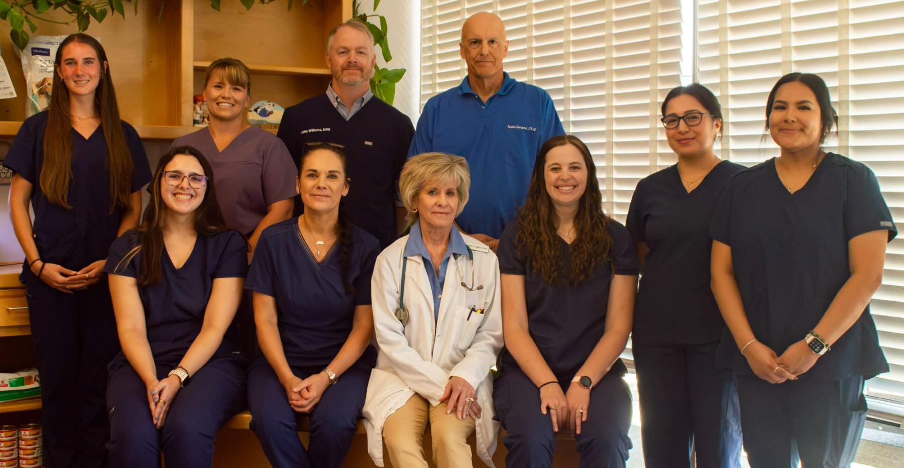 The Schroeder Veterinary Hospital team