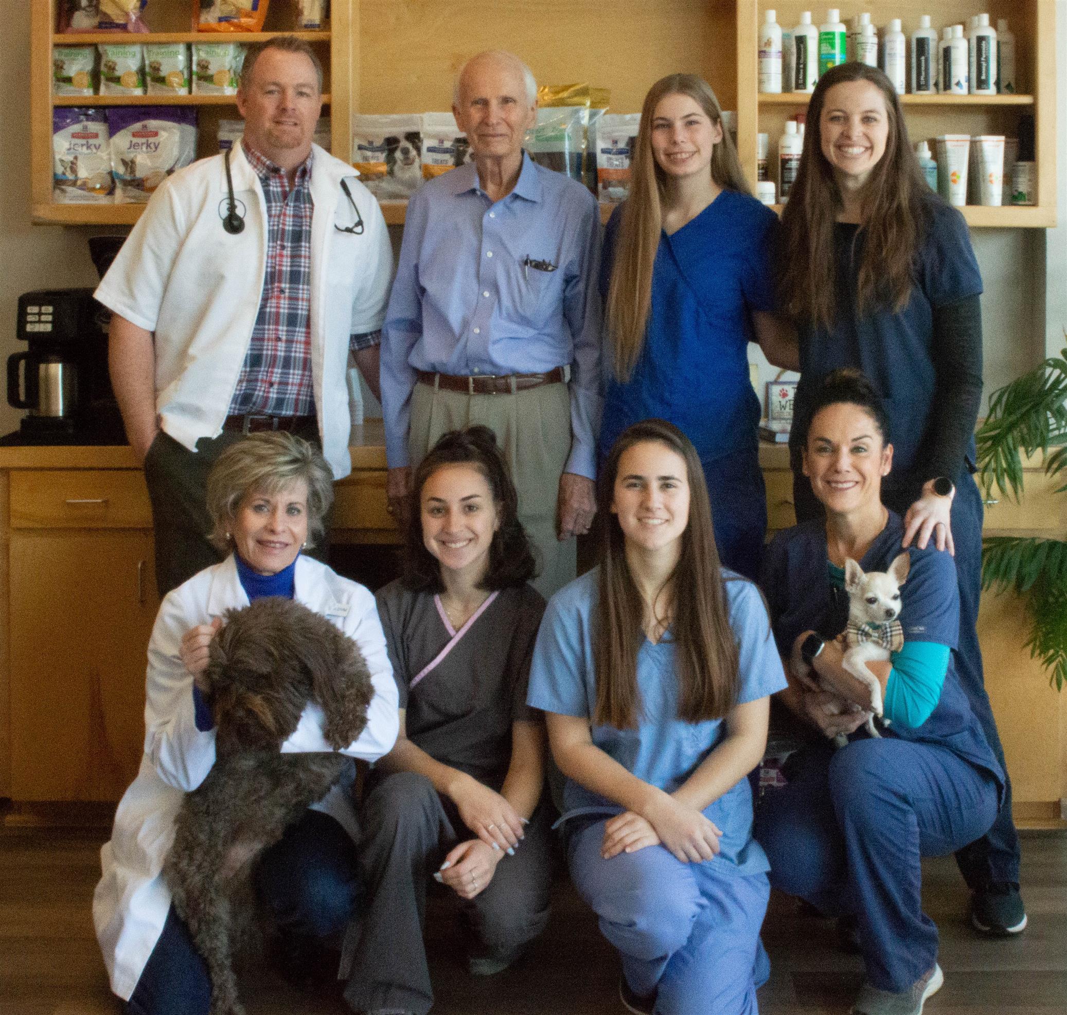 The Schroeder Veterinary Hospital team